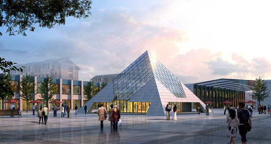 潜江金字塔网架